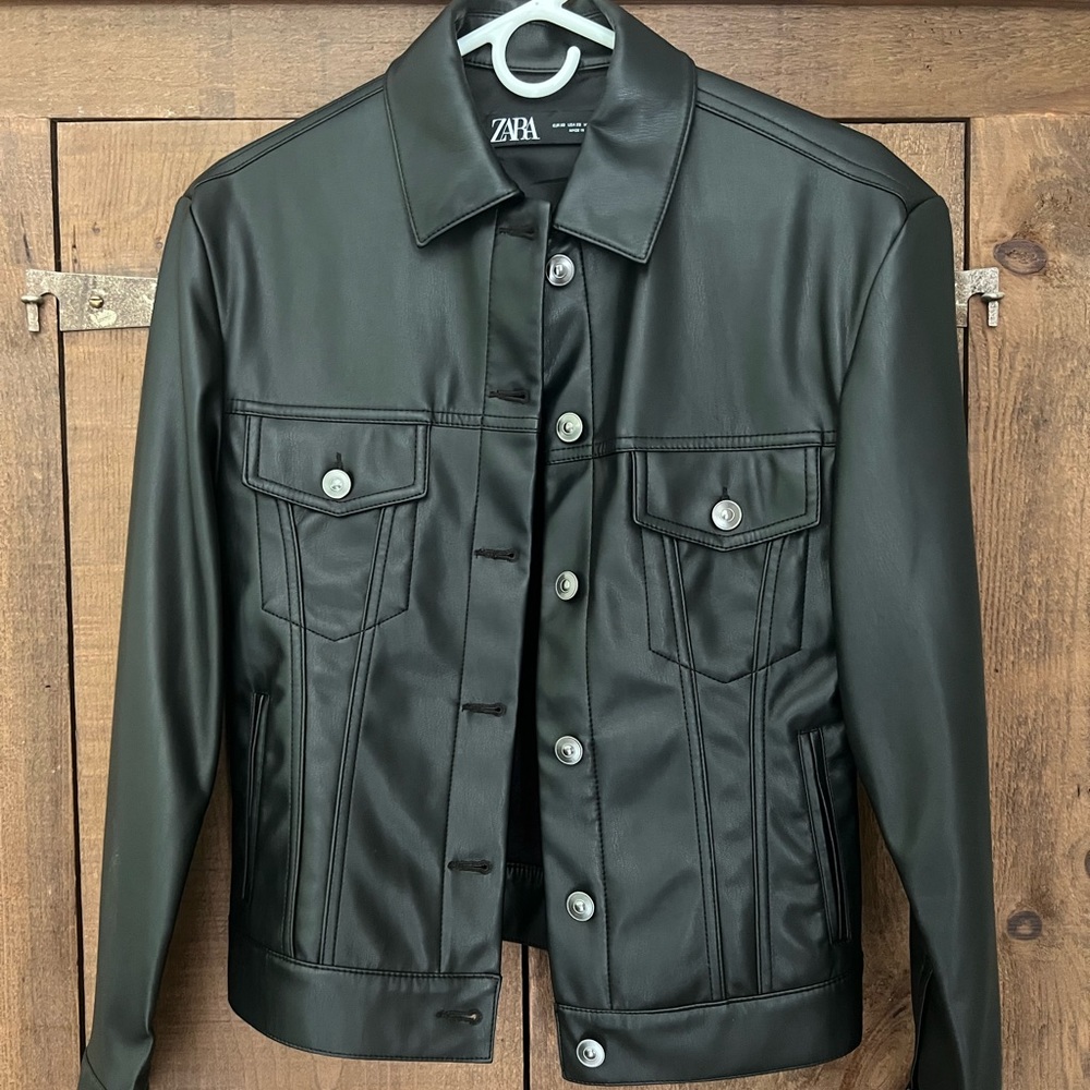 ZARA leather jacket
